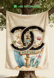 Chanel Throw Blankets
